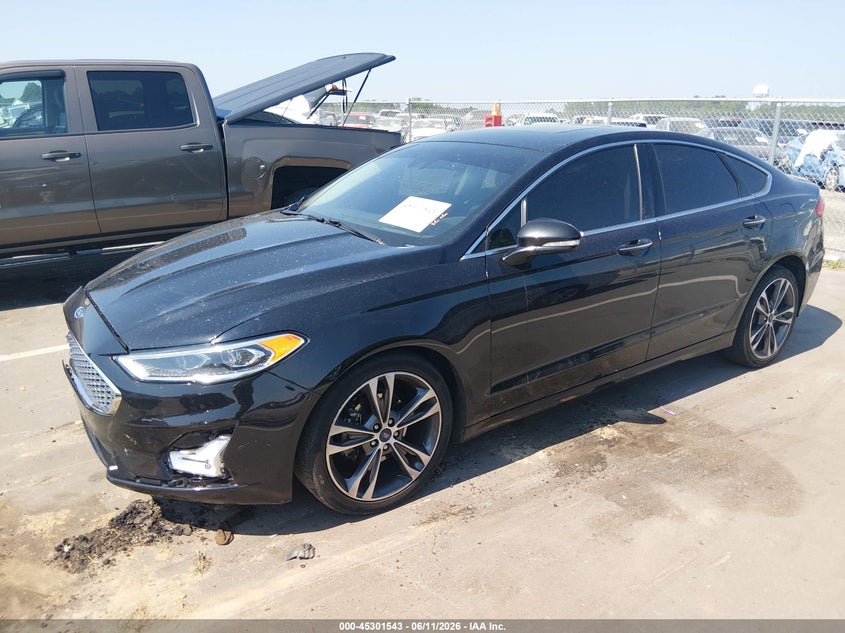 2019 Ford Fusion Titanium 3FA6P0D9XKR189652 photo 1