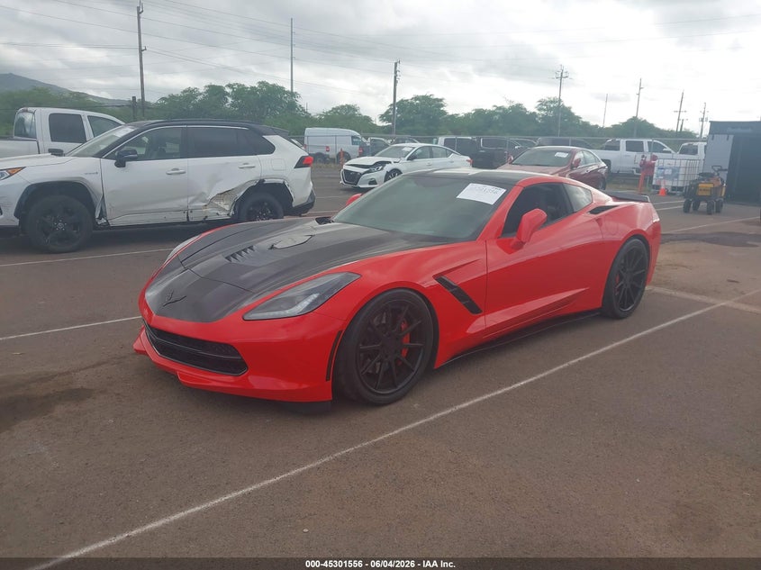 Vin: 1g1yj2d74e5104786, lot: 45799419, chevrolet corvette stingray z51 20142