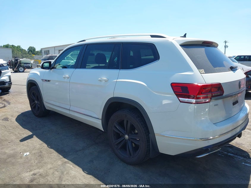 Vin: 1v2rr2ca3jc590190, lot: 45799438, volkswagen atlas 3.6l v6 sel 20183