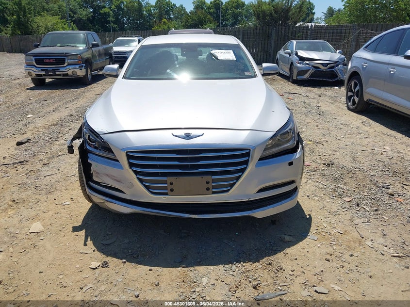 2015 Hyundai Genesis 3.8 VIN: KMHGN4JEXFU082091 Lot: 45301609
