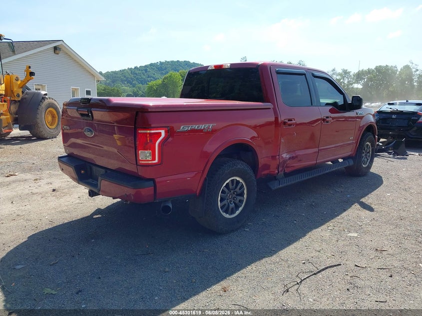 Vin: 1ftew1eg9gfa94029, lot: 45799482, ford f-150 xlt 20164