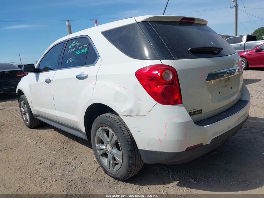 Vin: 1gnfleekxfz134678, lot: 45799514, chevrolet equinox ls 20153