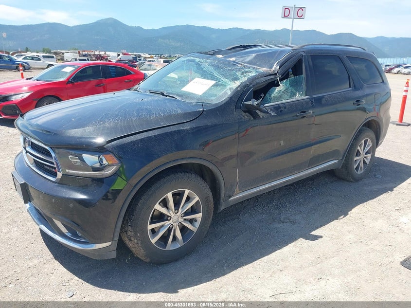 Vin: 1c4rdjag3ec361161, lot: 45799558, dodge durango sxt 20142
