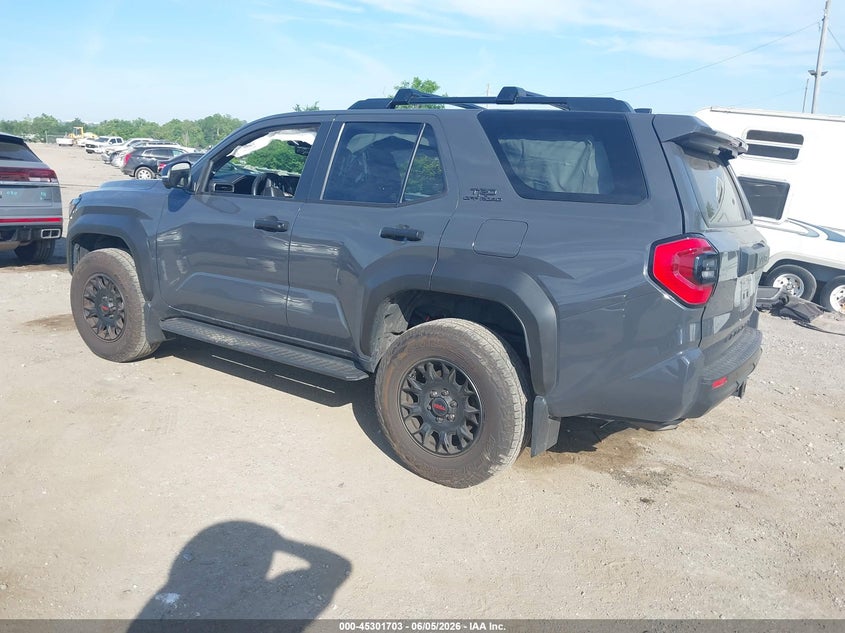 Vin: jteva5br4s5030163, lot: 45799566, toyota 4runner trd off road premium 20253