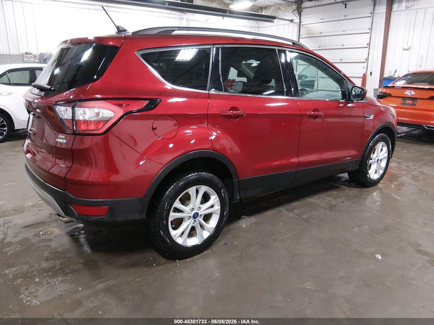 Vin: 1fmcu9hd0jua91340, lot: 45799596, ford escape sel 20184