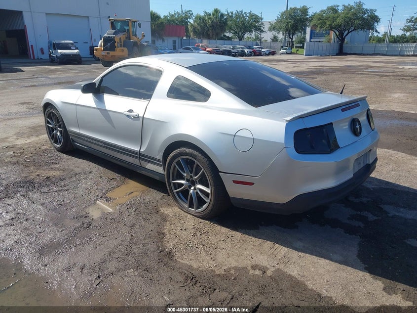 2012 Ford Mustang 3.7 V6 silver Lot 111045301737 Vin 1ZVBP8AM4C5209217