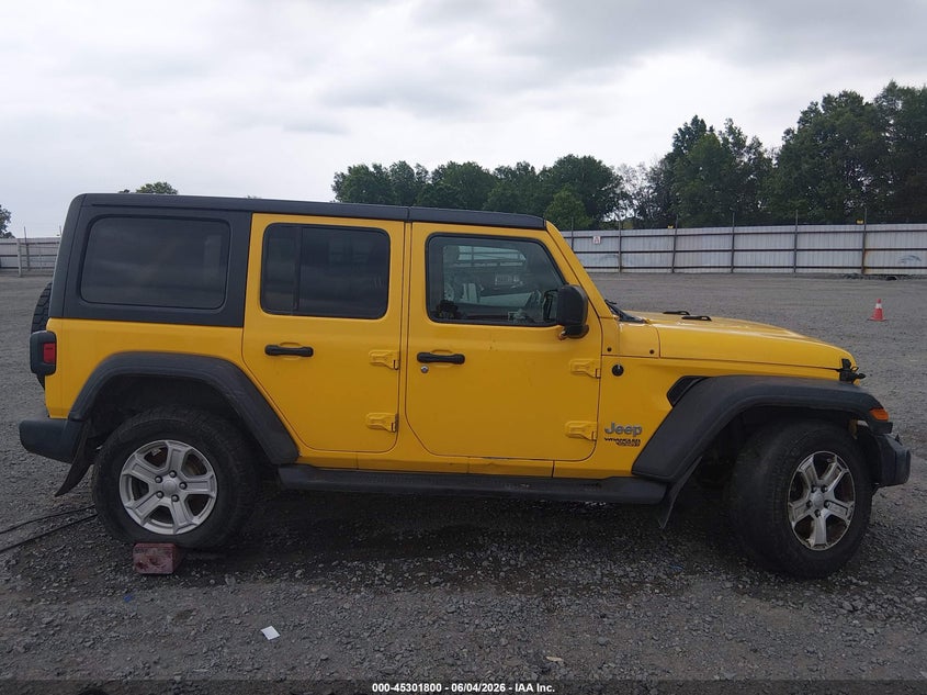 2021 Jeep Wrangler Unlimited Sport Rhd 4X4 VIN: 1C4HJXKN0MW608640 Lot: 45301800