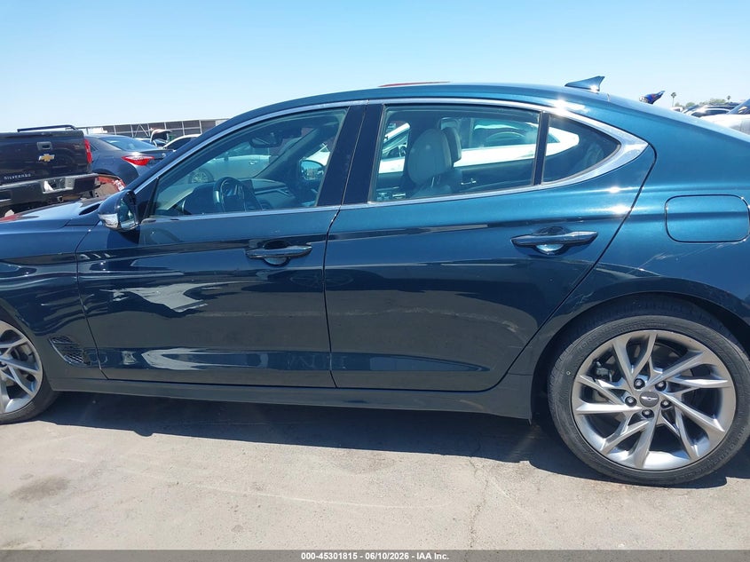 2022 Genesis G70 2.0T Rwd VIN: KMTG34TA0NU094691 Lot: 45301815