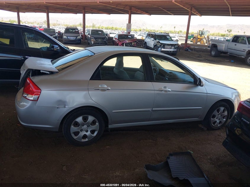 2009 Kia Spectra Ex VIN: KNAFE222095592759 Lot: 45301891