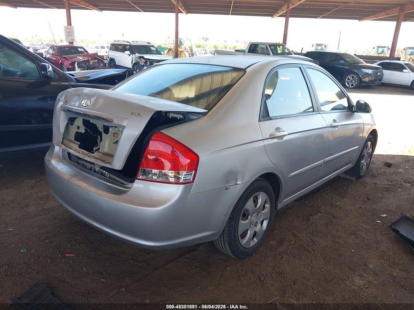 2009 KIA SPECTRA SEDAN 2.0L I-4 DOHC, VVT, 138HP
