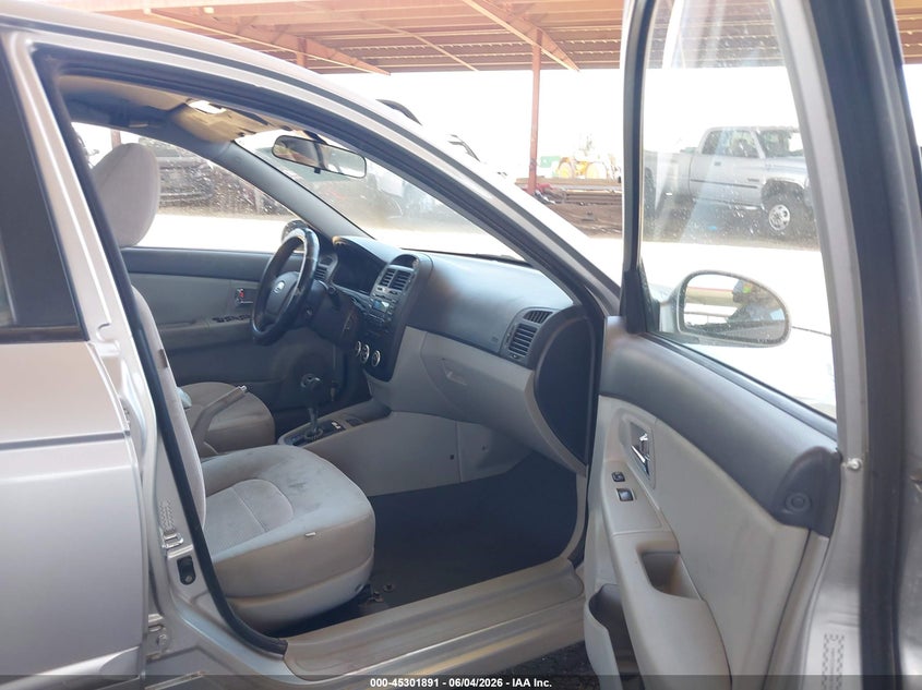 2009 KIA SPECTRA SEDAN 2.0L I-4 DOHC, VVT, 138HP