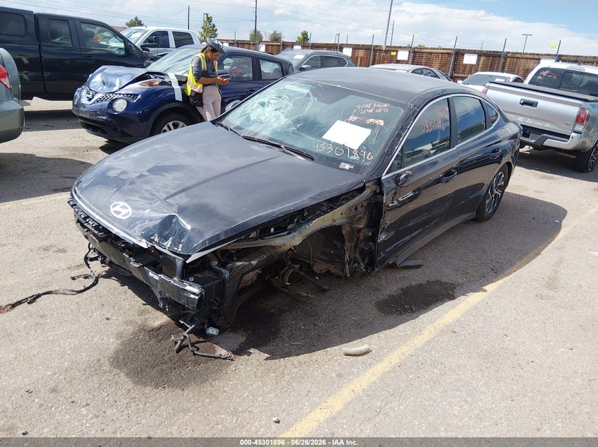 2026 Hyundai Sonata Hybrid Blue KMHL24JJ9TA164900 photo 1