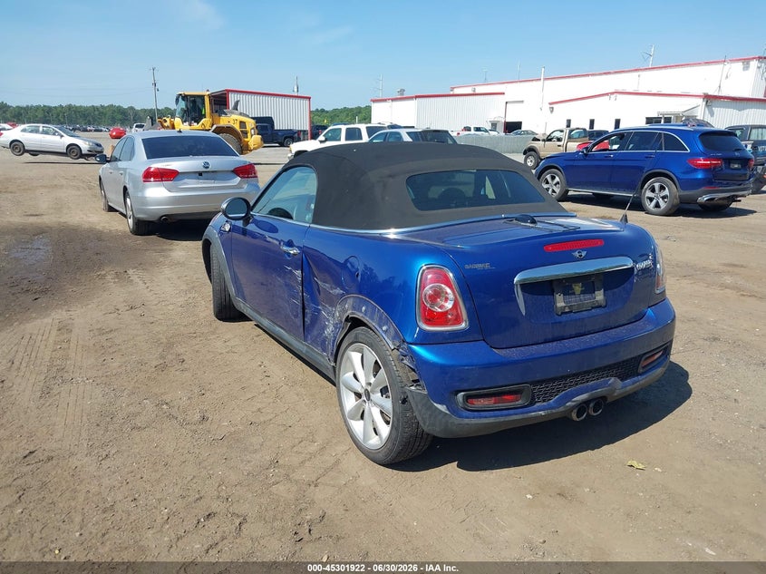 2013 MINI ROADSTER CABRIO 1.6L I-4 DI, DOHC, VVT, TURBO, 181HP