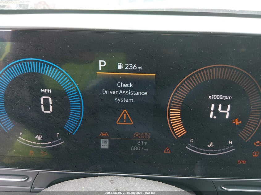2026 Hyundai Kona Se VIN: KM8HACABXTU404319 Lot: 45301972