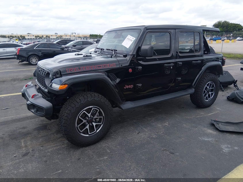 2026 Jeep Wrangler Rubicon 4X4 VIN: 1C4PJXFN6TW153829 Lot: 45301988