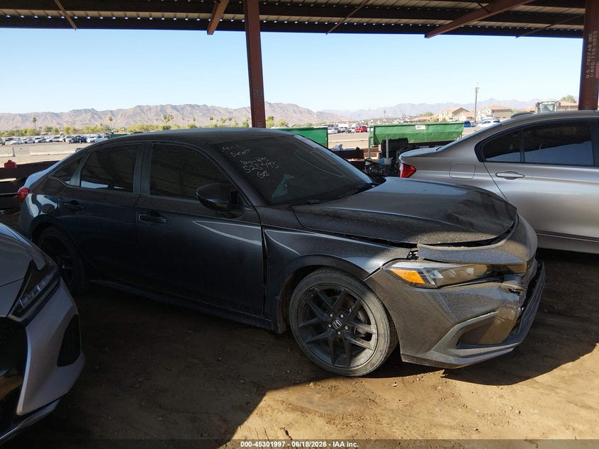 VIN 2HGFE2F51NH525793 2022 HONDA CIVIC SPORT