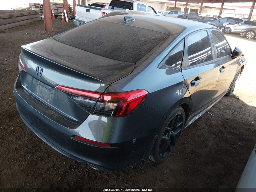 VIN 2HGFE2F51NH525793 2022 HONDA CIVIC SPORT