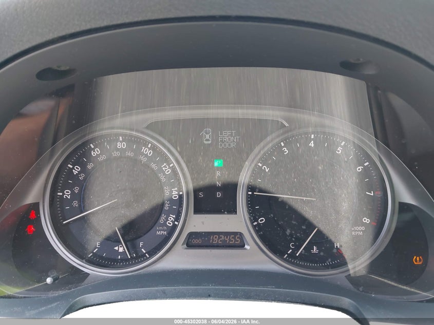 2010 LEXUS IS 250 auction photo 7