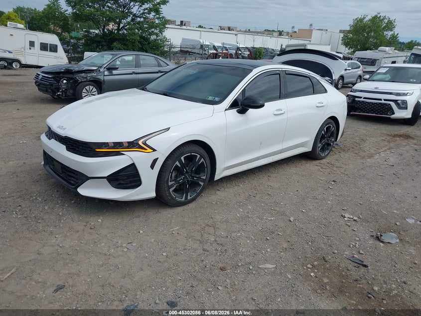Vin: 5xxg64j20ng117166, lot: 45799948, kia k5 gt-line 20222