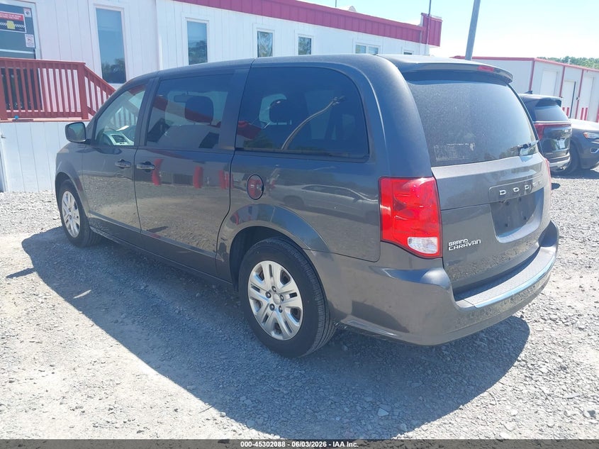 Vin: 2c4rdgbg4jr275425, lot: 45799951, dodge grand caravan se 20183