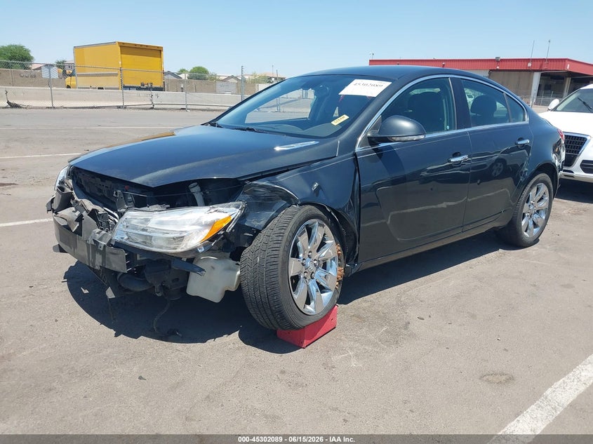 Vin: 2g4gs5ev7d9167442, lot: 45799952, buick regal turbo - premium 1 20132