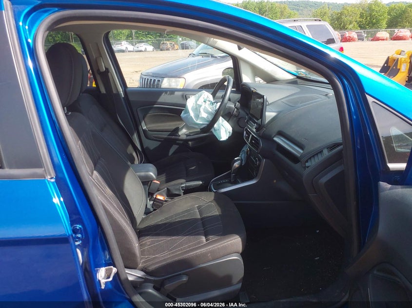 VIN MAJ6S3GL1KC296823 2019 FORD ECOSPORT SE