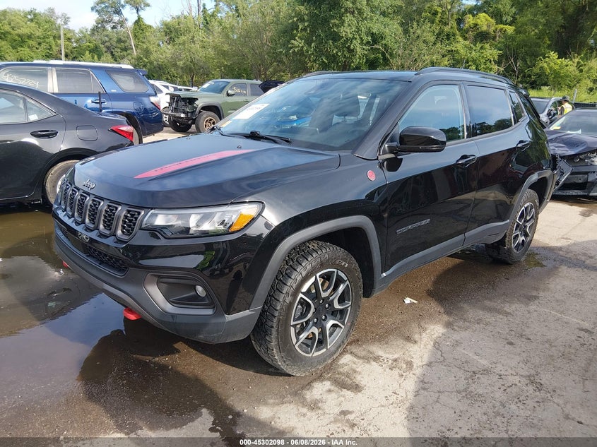 Vin: 3c4njddn9rt101814, lot: 45799961, jeep compass trailhawk 4x4 20242