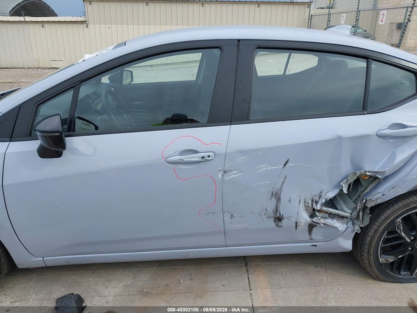 2025 Nissan Versa 1.6 Sr VIN: 3N1CN8FV4SL833759 Lot: 45302100