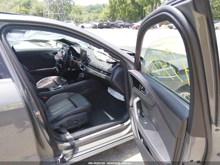 2023 AUDI A4 SEDAN 2.0L I-4 DI, DOHC, VVT, TURBO, 261HP