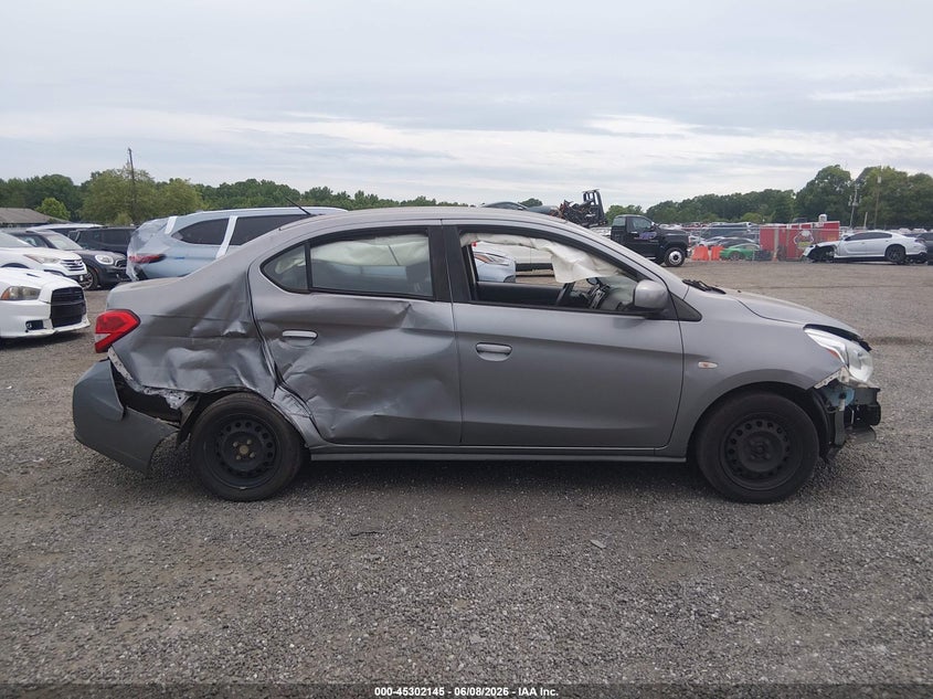 2020 Mitsubishi Mirage G4 Es VIN: ML32F3FJ6LHF07215 Lot: 45302145