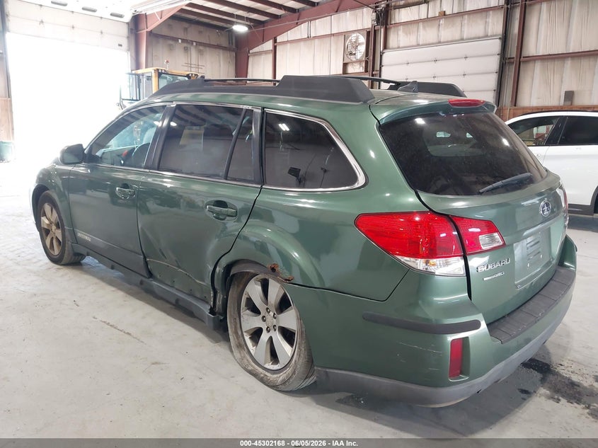 Vin: 4s4brbkc0b3390547, lot: 45800031, subaru outback 2.5i limited 20113