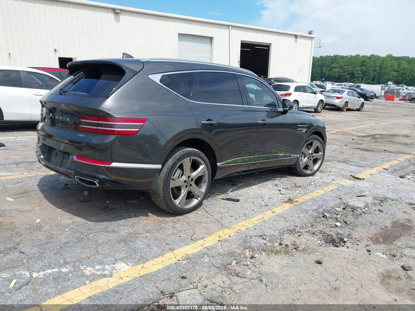 Vin: kmuhbdsb1ru173998, lot: 45800038, genesis gv80 2.5t awd 20244