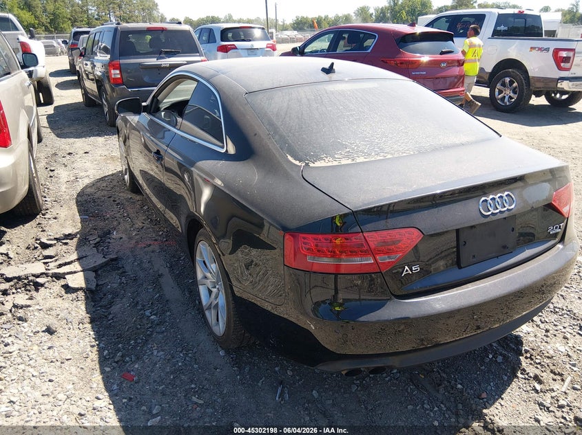 WAULFAFR8CA015509 2012 Audi A5 2.0 2.0T Premium black