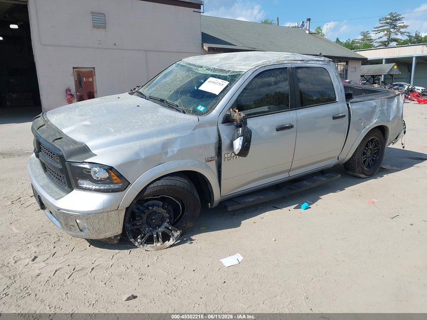 Vin: 1c6rr7nt9gs137694, lot: 45800078, ram 1500 laramie 20162