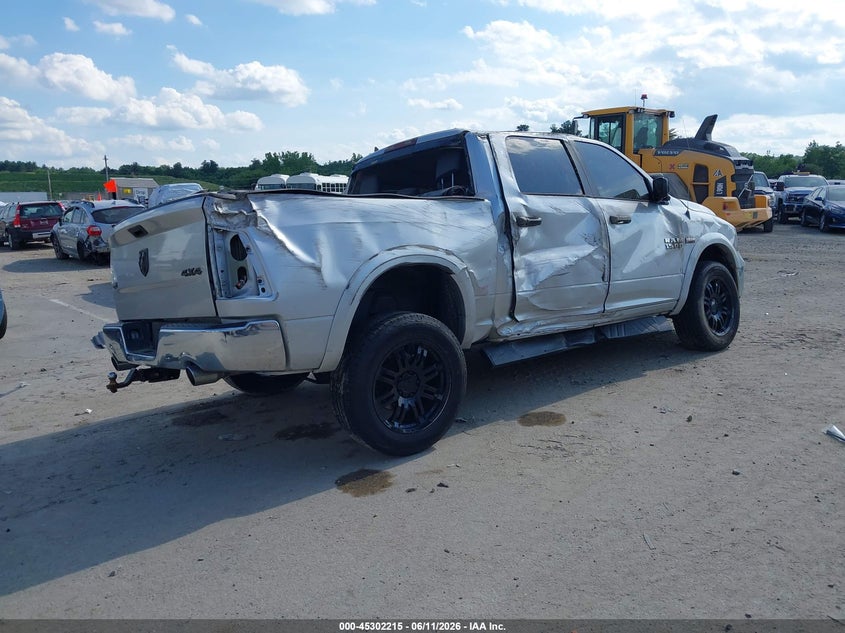 Vin: 1c6rr7nt9gs137694, lot: 45800078, ram 1500 laramie 20164