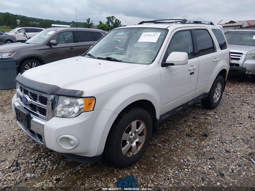 Vin: 1fmcu9eg4bkb98211, lot: 45800080, ford escape limited 20112
