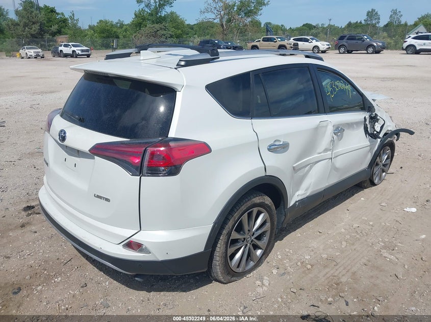 Vin: 2t3yfrev0gw276761, lot: 45800112, toyota rav4 limited 20164