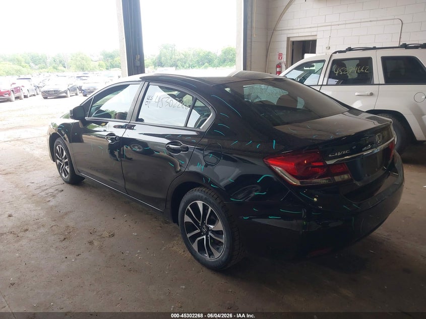 Vin: 2hgfb2f82dh568654, lot: 45800131, honda civic ex 20133