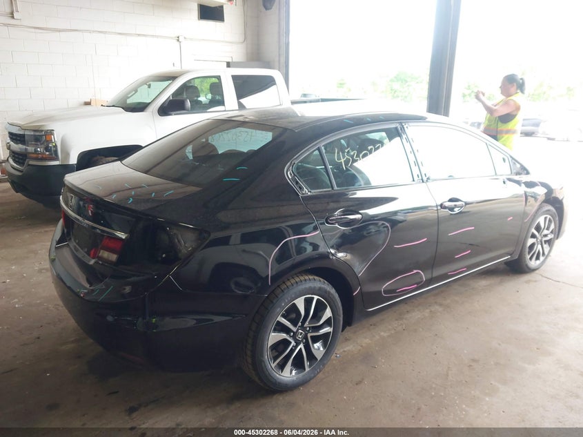 Vin: 2hgfb2f82dh568654, lot: 45800131, honda civic ex 20134