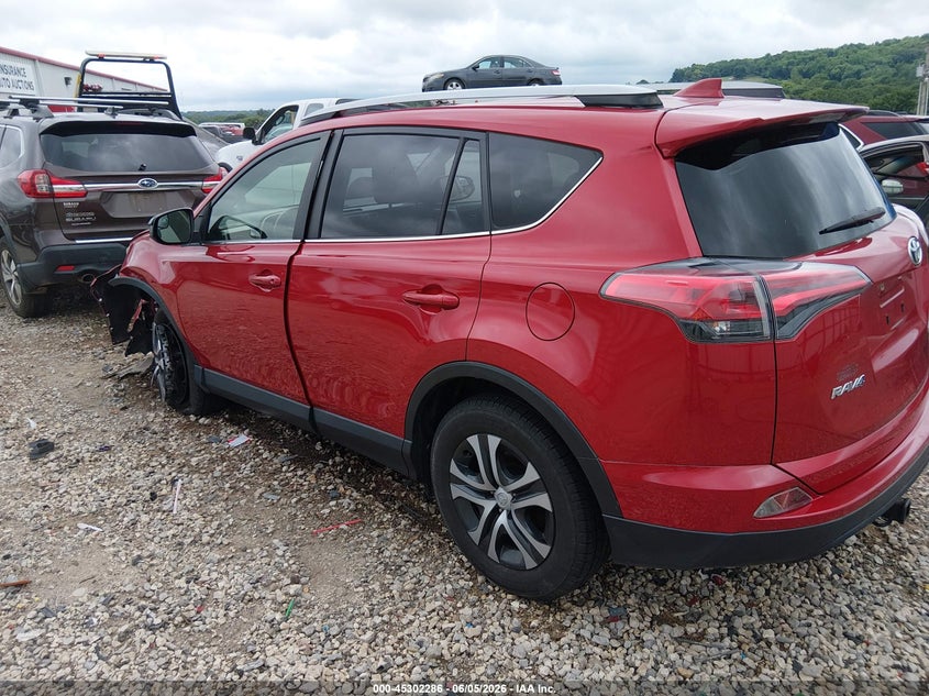 Vin: jtmbfrev1hj127653, lot: 45800149, toyota rav4 le 20173