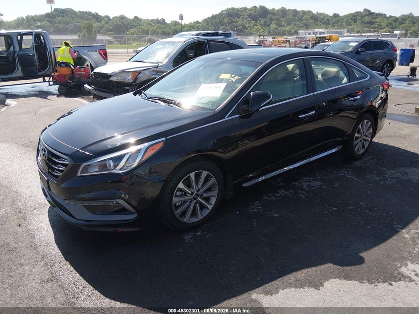 Vin: 5npe34af1hh486159, lot: 45800164, hyundai sonata limited 20172