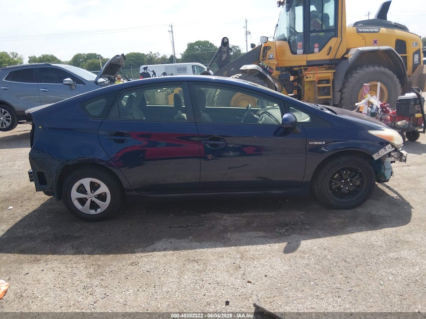 2015 Toyota Prius Two VIN: JTDKN3DU3F0485347 Lot: 45302322