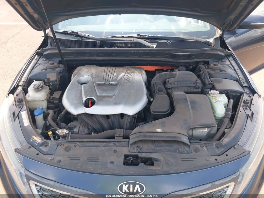2014 Kia Optima Hybrid Lx VIN: KNAGM4AD7E5076673 Lot: 45302323