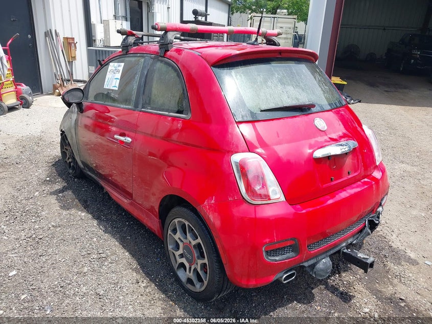 Vin: 3c3cffbr2ct344273, lot: 45800221, fiat 500 sport 20123