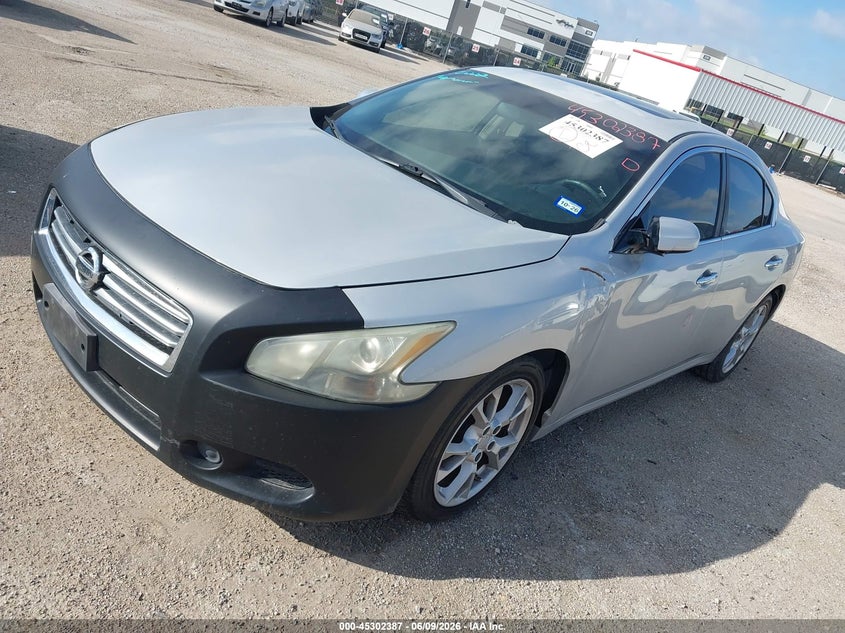 Vin: 1n4aa5apxcc814613, lot: 45800250, nissan maxima 3.5 s 20122