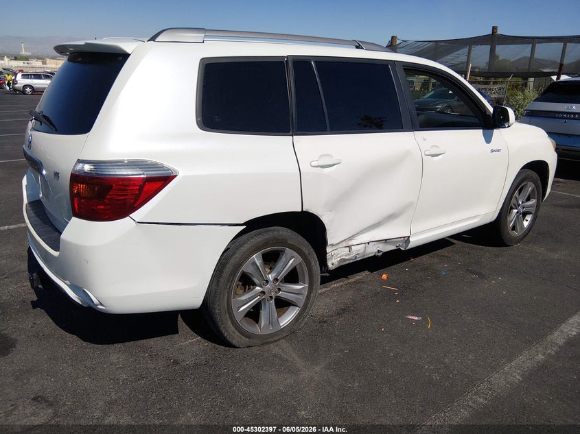 2008 TOYOTA HIGHLANDER auction photo 4