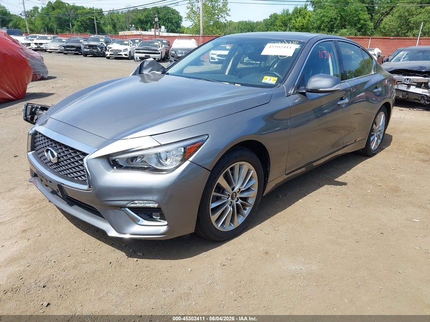 Vin: jn1ev7ap4km518980, lot: 45800274, infiniti q50 3.0t luxe 20192