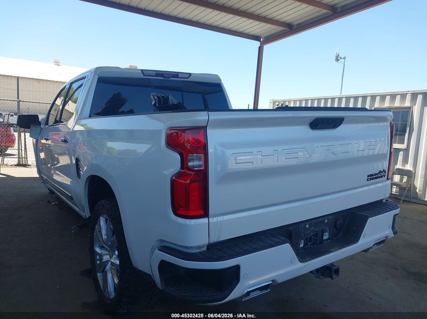 Vin: 1gcudje86pz278918, lot: 45800290, chevrolet silverado 1500 4wd  short bed high country 20233