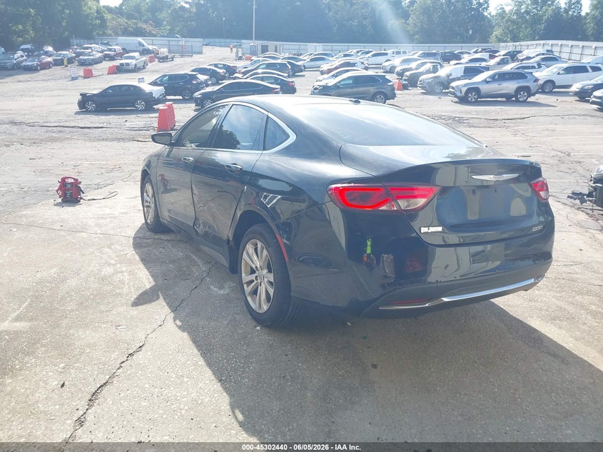 Vin: 1c3cccab5fn705432, lot: 45800304, chrysler 200 limited 20153