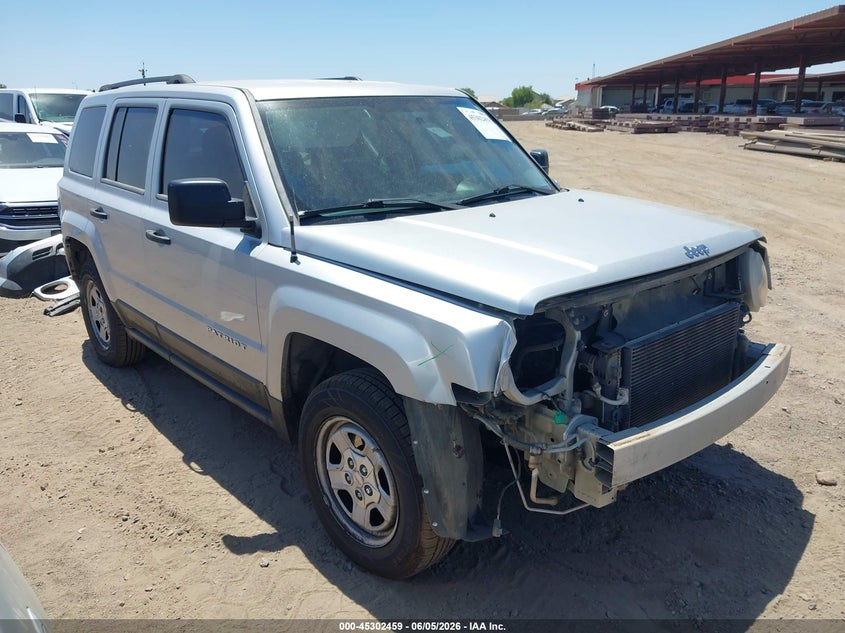 Vin: 1c4njpba8cd626264, lot: 45800322, jeep patriot sport 2012 img_1